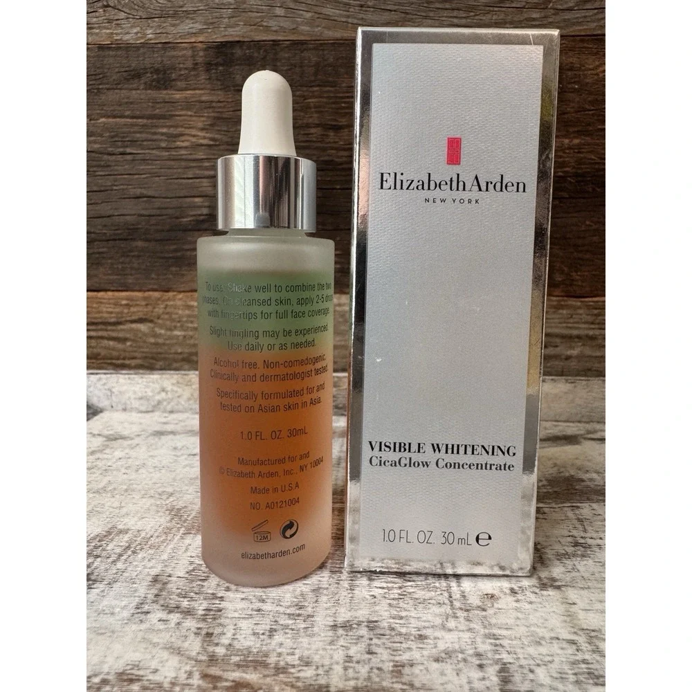 Elizabeth Arden Visible Whitening‎ CicaGlow Concentrate 30ml New